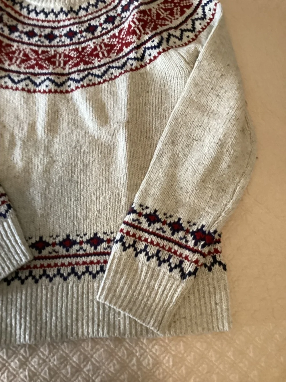 Jcrew Crewcuts relaxed fit size 14/6 boys fairisle blended fabric sweater